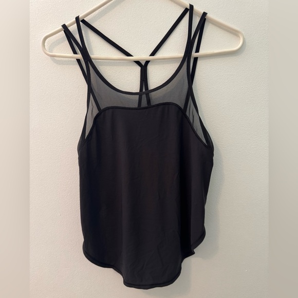 lululemon athletica Tops - Lululemon Black Mesh Women's Tank Top, Size Unknown